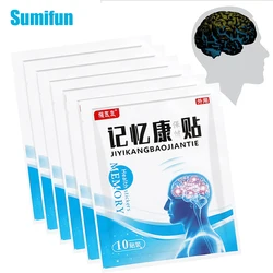 20/40/60Pcs Brain Memory Patch Improve Forgetfulness Enhance Concentration Sticker Amnesia Treatment Medical Plaster Health Care