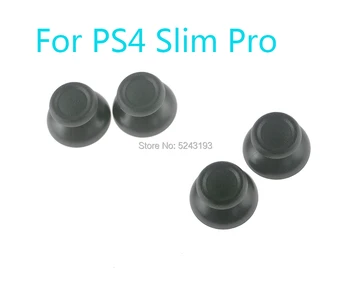 

50pcs For Sony PlayStation 4 PS4 Slim Pro Gamepad Controller Repair Part Analog Joystick Replacement Thumb Stick grip Cap Button