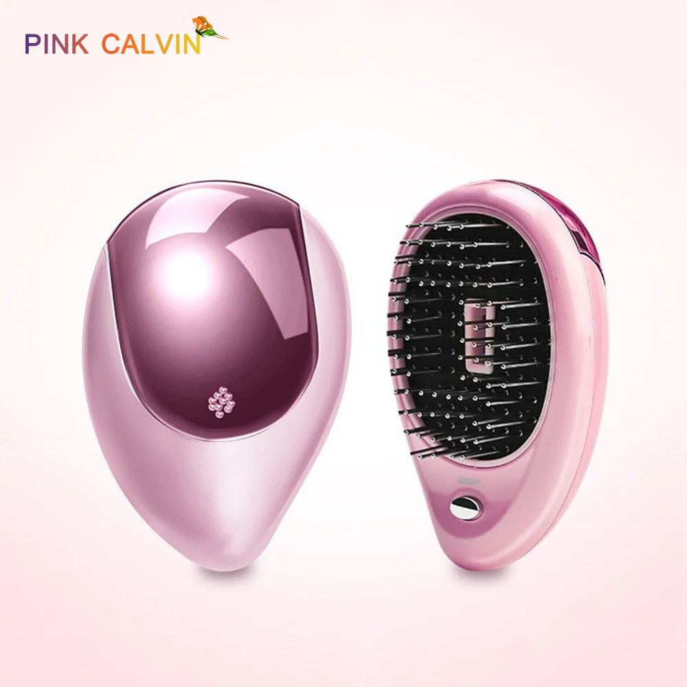 Portable Electric Hair Ionic Brush Hair Straightener Brush Negative ion Comb Anti-static Massage Mini Straight Hair Comb 2Colors Portable Electric Hair Ionic Brush Hair Straightener Brush Negative ion Comb Anti-static Massage Mini Straight Hair Comb 2Colors
