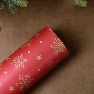 Рождественская подарочная оберточная бумага 50x70 см праздничное украшение для подарка бумага 4 шт. Рождественская серия подарочная оберточная бумага - Цвет: N6