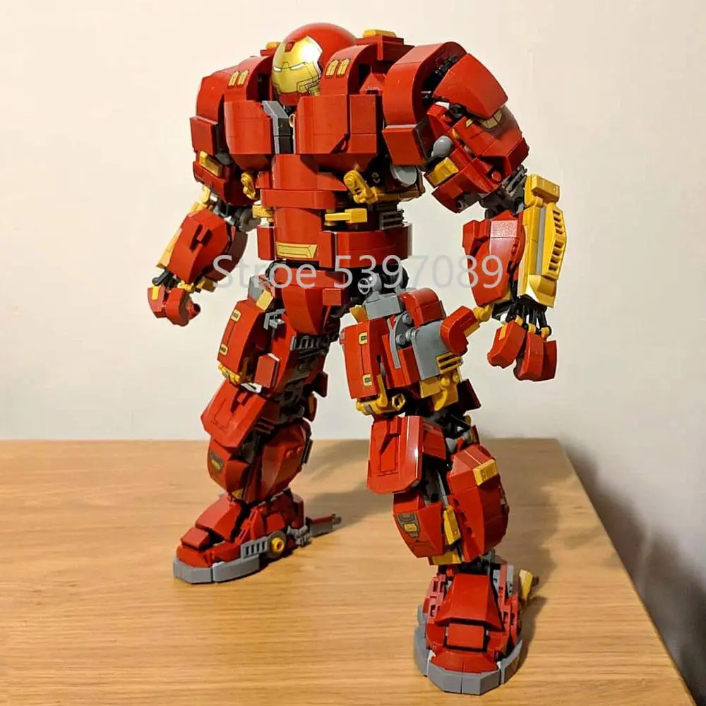 Строительные блоки халкбастер Железного человека совместимые с Legoings 76105 Marvel