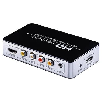 

HDMI Converter HDMI / AV / USB to HDMI Mini PlayBlack Converter AV to HDMI / USB HD Video(EU Plug)