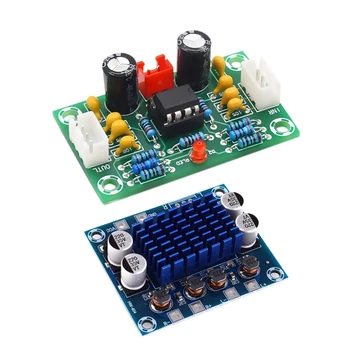 

2Pcs Mini Preamp Op Amp Module Amplifier Dual Channel NE5532 Preamplifier Tone Board - 12-30V & DC8-26V