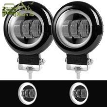 5inch Led Work Light For ATV SUV Offroad Auto Motorcycle Electric Scooters 12V 24V Angel Eyes Fog Lamp Low Beam lights headlight