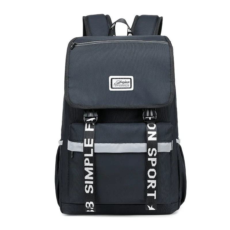 

Backpack Men Casual Waterproof Night Light Travel Computer Bag Korean-style Youth Cool Backpack College Student School Bag Men's