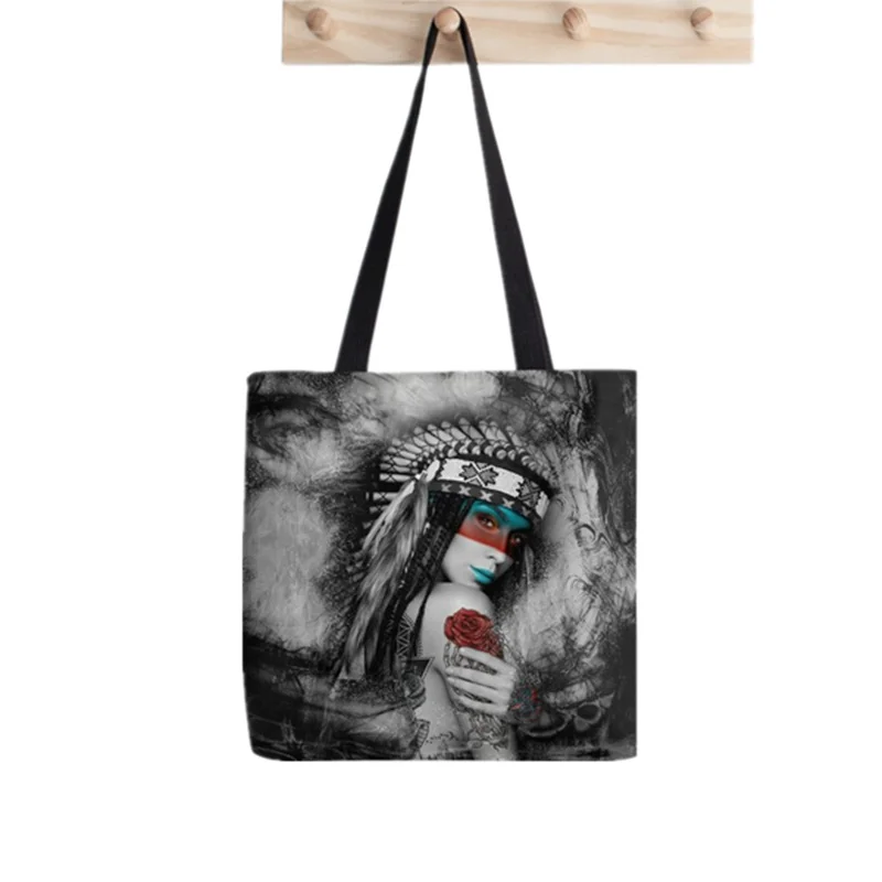 Shopper Comic Pop Art Bomb Print Tote Bag women interesting Harajuku shopper handbag girl Shoulder shopping bag Lady Canvas Bag