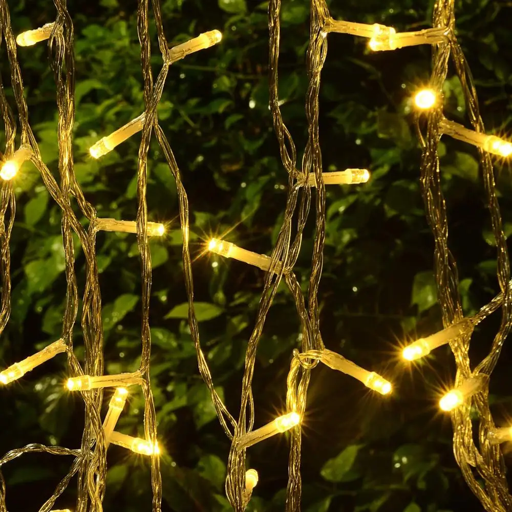 LED Street Garland Christmas Lights Outdoor 10M String Fairy Lights EU US Plug LED Lights Decoration For Wedding New year Party