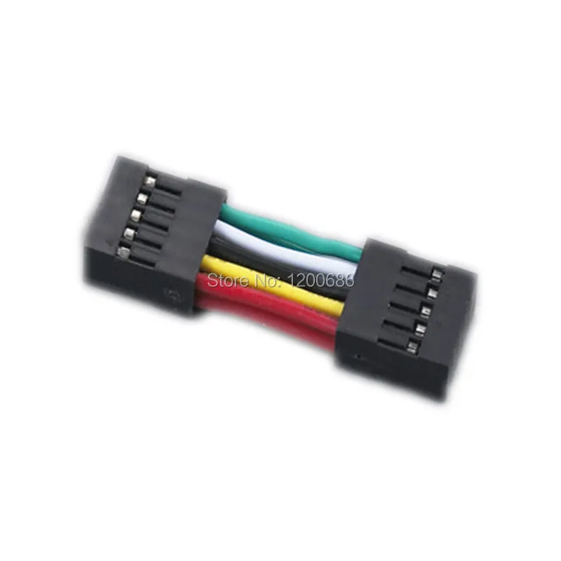 

1007 22AWG 5CM 10P 2.54 mm Female to Female Dupont Line Wire jumper DuPont 2.54mm wire cable 2*5pin pitch 2.54mm