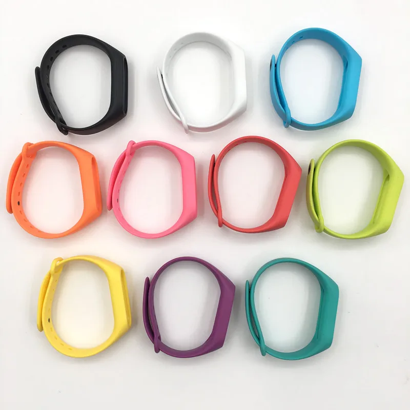 Силиконовый цветной ремешок для Xiaomi mi band 2 1 шт.|for band|xiaomi bandwrist |