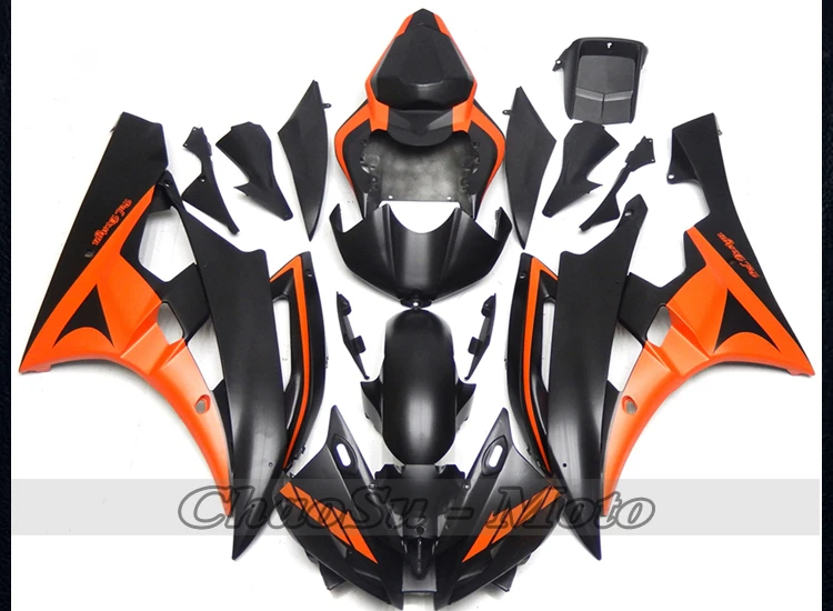 Красный черный для Yamaha YZF R6 2006 2007 заказной обтекатель комплект кузова мотоцикла полная крышка ABS литья под давлением обтекатель