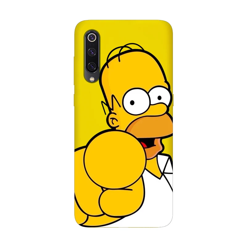 Homer J. Simpson чехол для Xiaomi Mi 9 8 Pro SE Lite 6 5 5S 5C Plus A1 A2 силиконовый чехол для телефона мягкий ТПУ чехол для задней панели Барт Симпсон - Цвет: Color 1