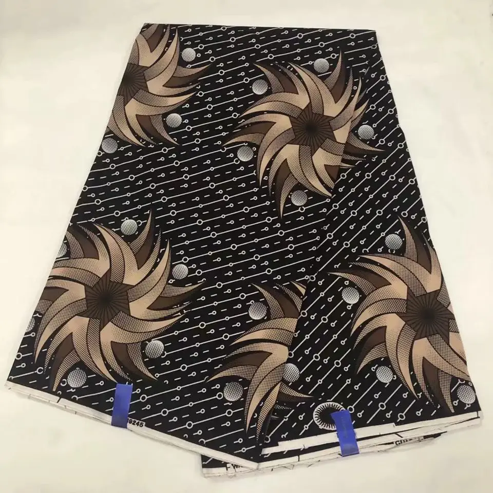 Mitex Печать Ткани Хлопчатобумажные для изготовления платьев юбки/африканские ткани Kitenge ткани африканская Pagne LSW-68