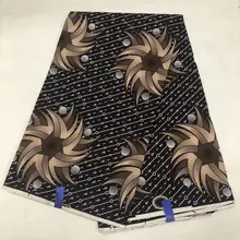 Mitex Печать Ткани Хлопчатобумажные для изготовления платьев юбки/африканские ткани Kitenge ткани африканская Pagne LSW-68