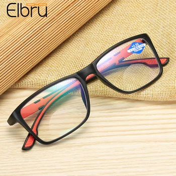 

Elbru Reading Glasses Anti Blue Ray Presbyopia Eyeglasses Square Frame Eyewear+1.0 +1.5 +2.0 +2.5 +3.0 +3.5 +4.0 For Men&Women
