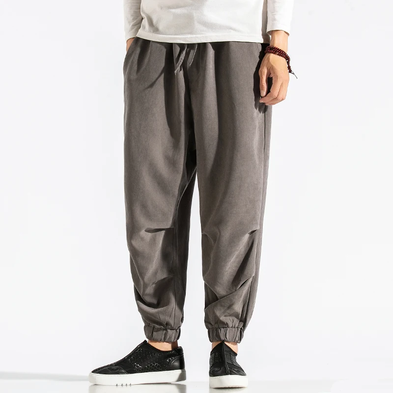

2021 Men's Jogging Sweatpants Harajuku Man Harem Pants Fashion Casual Jogging Pants Male Oversized Loose Trousers Streetwear 5XL