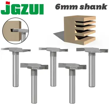 

1pc 6mm shank T type slotting cutter router bits for woodworking T-slot milling cutter woodworking tools