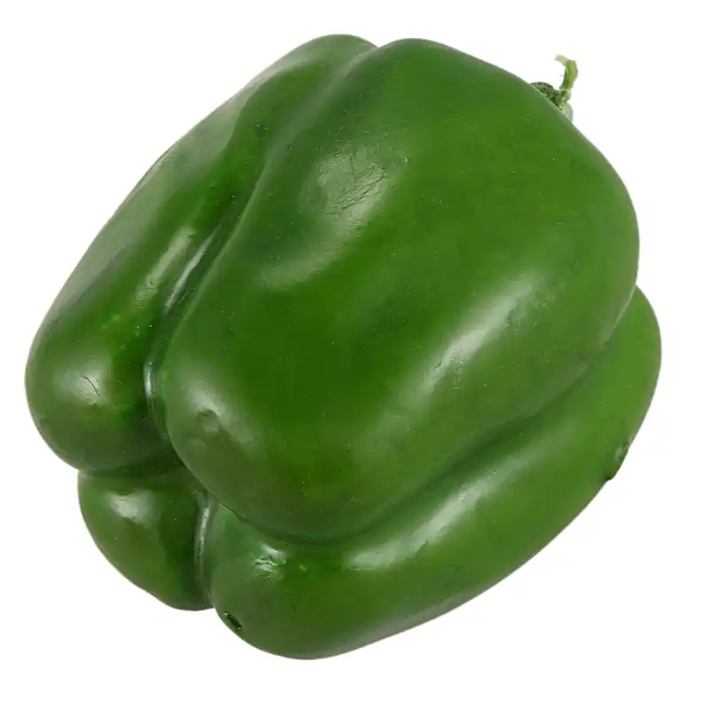 3pcs artificial big bell red green pepper peppers fake vegetable