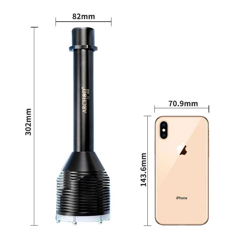 ARCHON D33 W39 6500K фонарь для дайвинга 3* XM-L2 U2 max 3000 люмен светодиодный подводный фонарик подводный водонепроницаемый 100 м фонарь для дайвинга подводная фотография Освещение Лампа