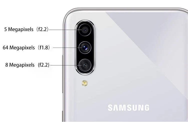 Samsung Galaxy A70s 6," с 8-кратным зумом Поддержка NFC Google Play Super AMOLED 25 Вт Supercharge 4500 мАч для лица+ отпечатков пальцев ID 4 камеры 64 мп