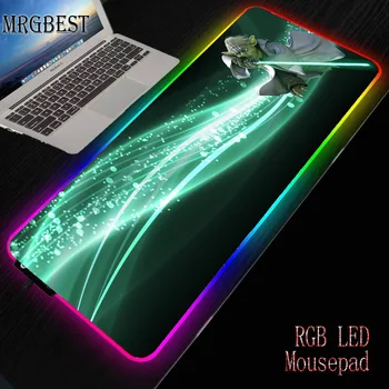 

MRGBEST Star Wars Large RGB Game Rubber Non-slip Mouse Pad Player Computer LED Backlit Locked Mousepad Desktop Keyboard Mat