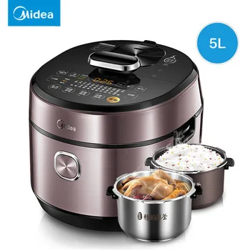 

Midea Pht5077p Pht6077p Electric Pressure Cooker 5l6l High-End Intelligent Double-Liner Pressure Cooker Rice Cooker 6-8 People