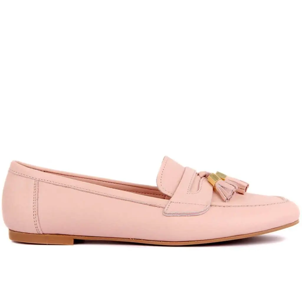 

Sail Lakers-Powder Leather Women Casual Shoes