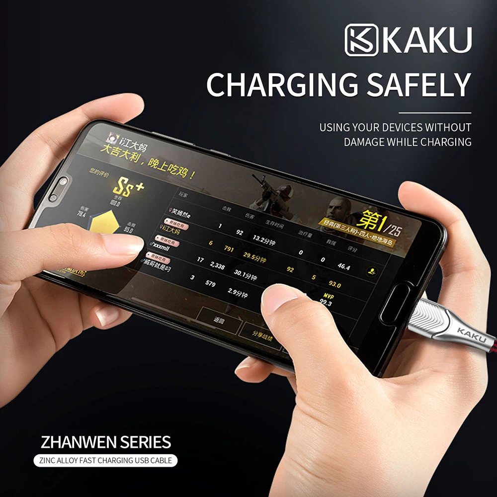 KAKU 2.8A usb lightning Кабель для iPhone кабель быстрой зарядки Кабели для мобильного телефона зарядное устройство Шнур данных для iPhone 8 7 6S 5S Plus