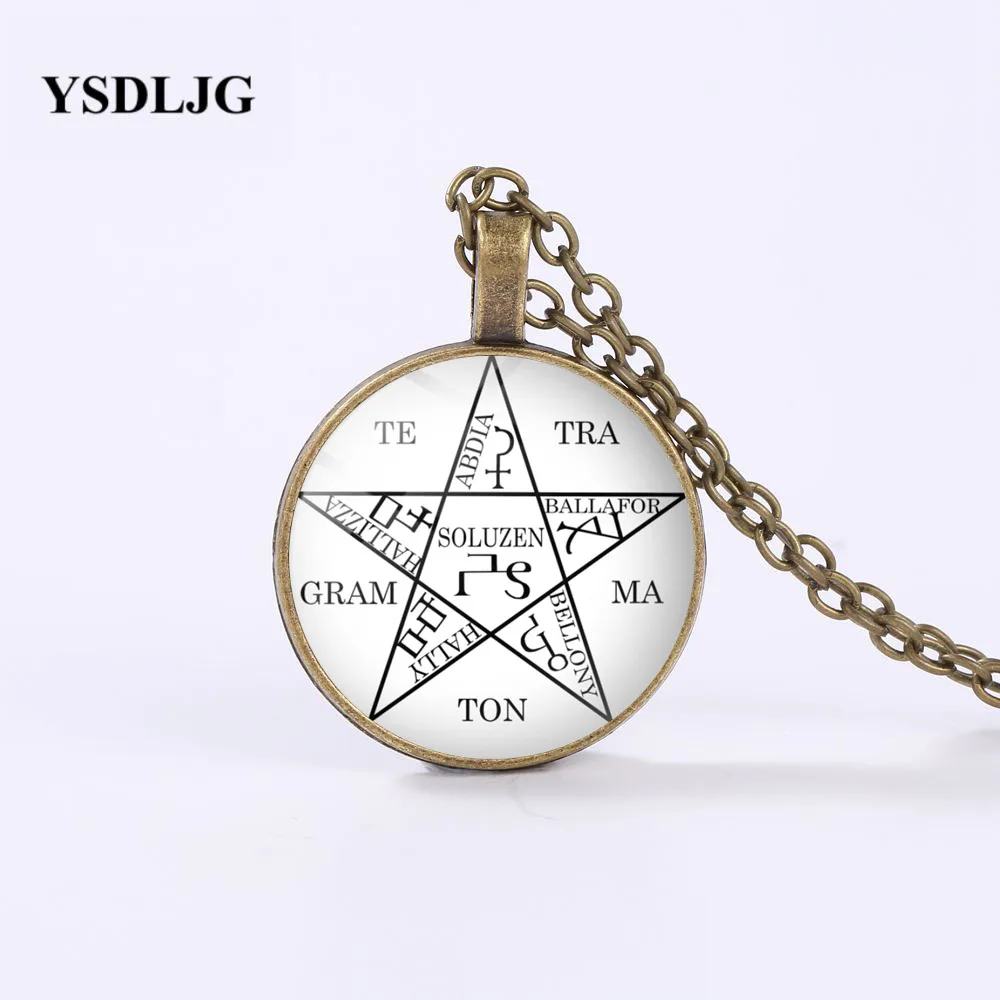 YSDLJG Esoteric ожерелье-Goetia пентаграмма Соломона пентаграмматона символ оккультного