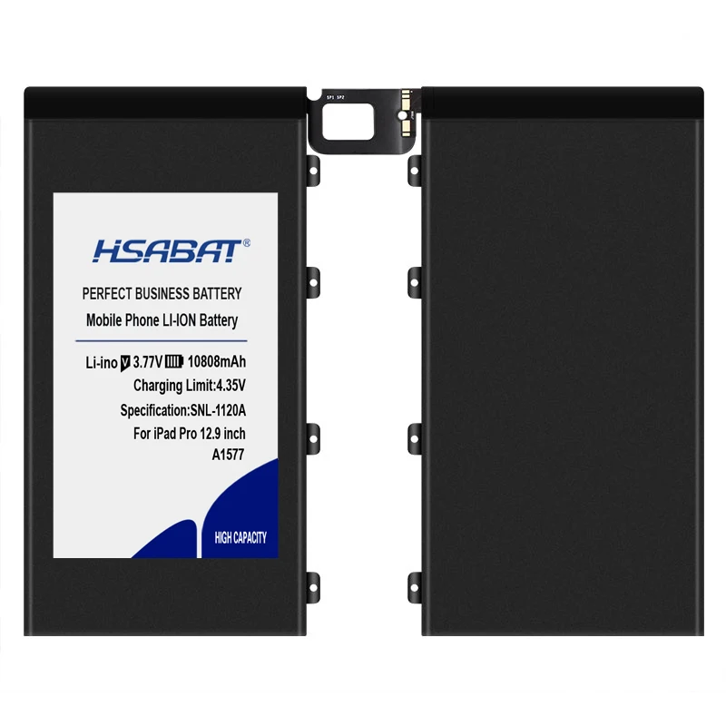 HSABAT 10808 мАч планшет Батарея для iPad Pro 12,9 дюйма A1584 A1652 A1577