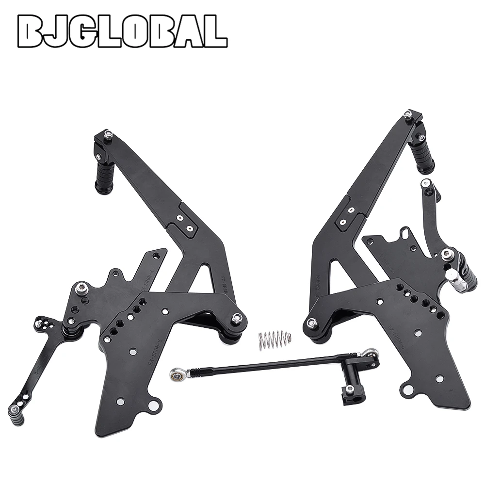 Аксессуары для мотоциклов для Kawasaki NINJA 650R ER6F ER6N 2012 2013 ER-6N ER-6F с ЧПУ Rearset задний комплект ножка Peg педаль подставка для ног