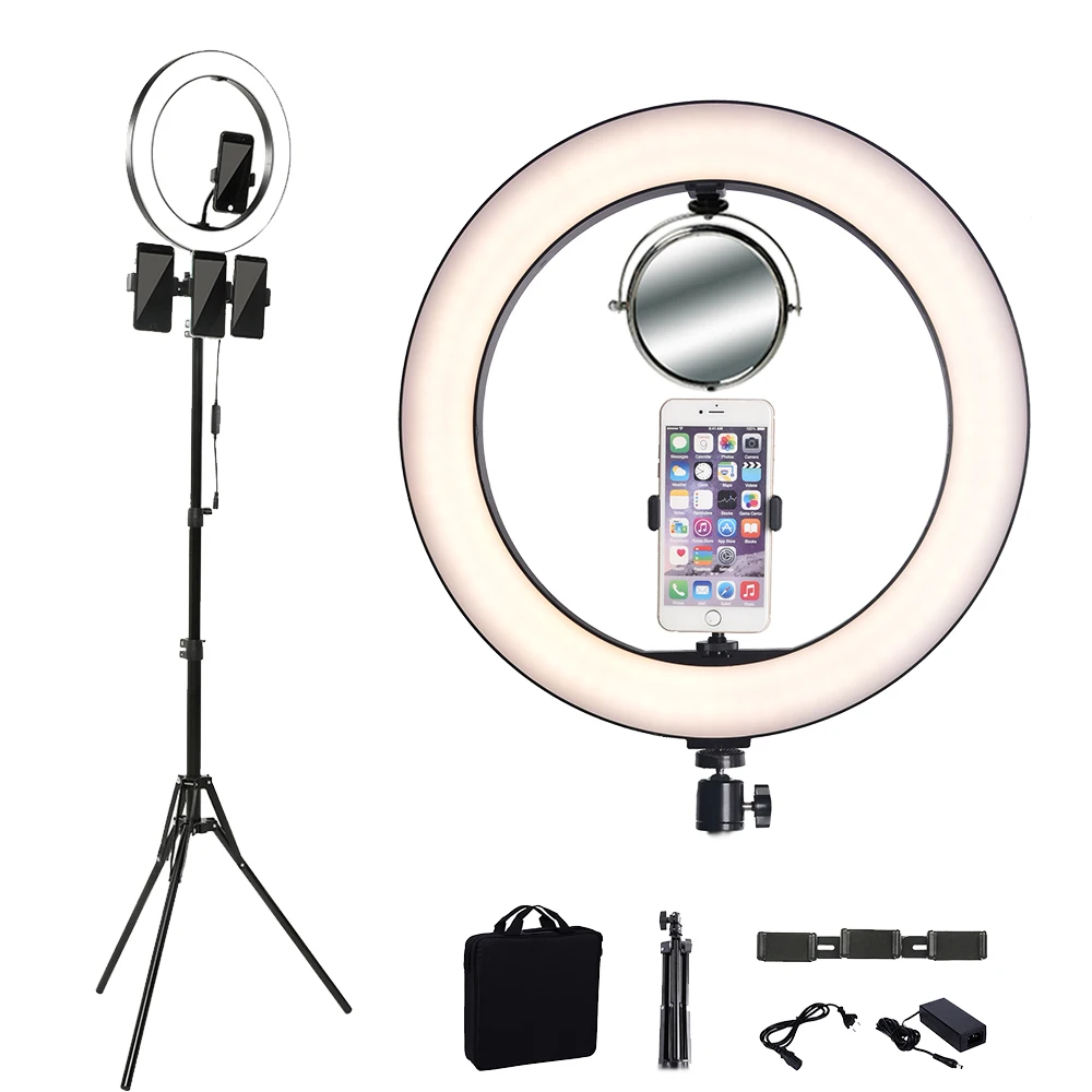  14 Inch Photography Video Light LED Selfie Ring Light Youtube Tik Tok 3500-5500k Studio Photo Makeu - 4000218232721