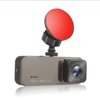 

Camera Dual Lens Video Recorder Device Full HD Loop Recording Sensor Dash Cam Registrar Night View Gadgets