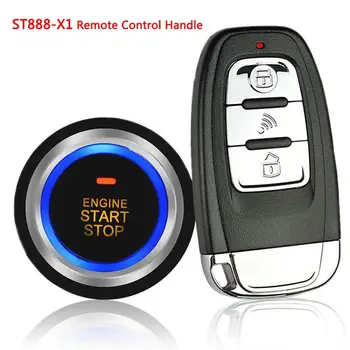 

9Pcs/set Auto Remote Start Car Alarm System Engine Starline Push Button Start Stop SUV Keyless Entry System Car Immobilizers