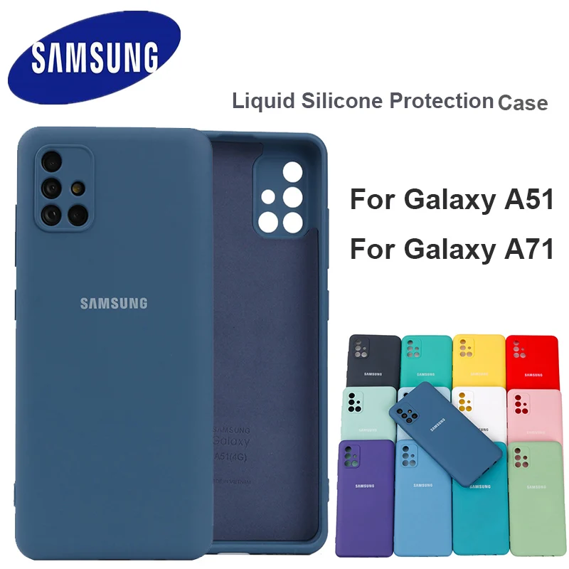 Чехол для Samsung Galaxy A51 A71 высококачественный мягкий силиконовый чехол a71 a51 защитный