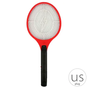 

New Portable EU/US Plug Mosquito Fly Swatter Killer Electric Tennis Bat Handheld Insect Fly Bug Zappers Mosquito Bug Zapper