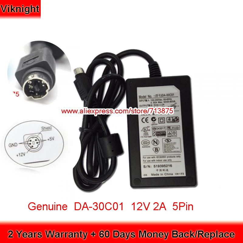 Genuíno 12v 2a 24w 5v 2a apd