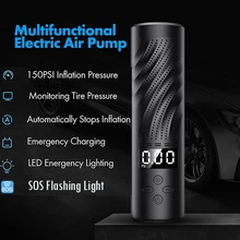 Mini pompe à Air électrique pour voiture, Portable, sans fil, gonfleur, compresseur d'air, TPMS, pour moto, vélo