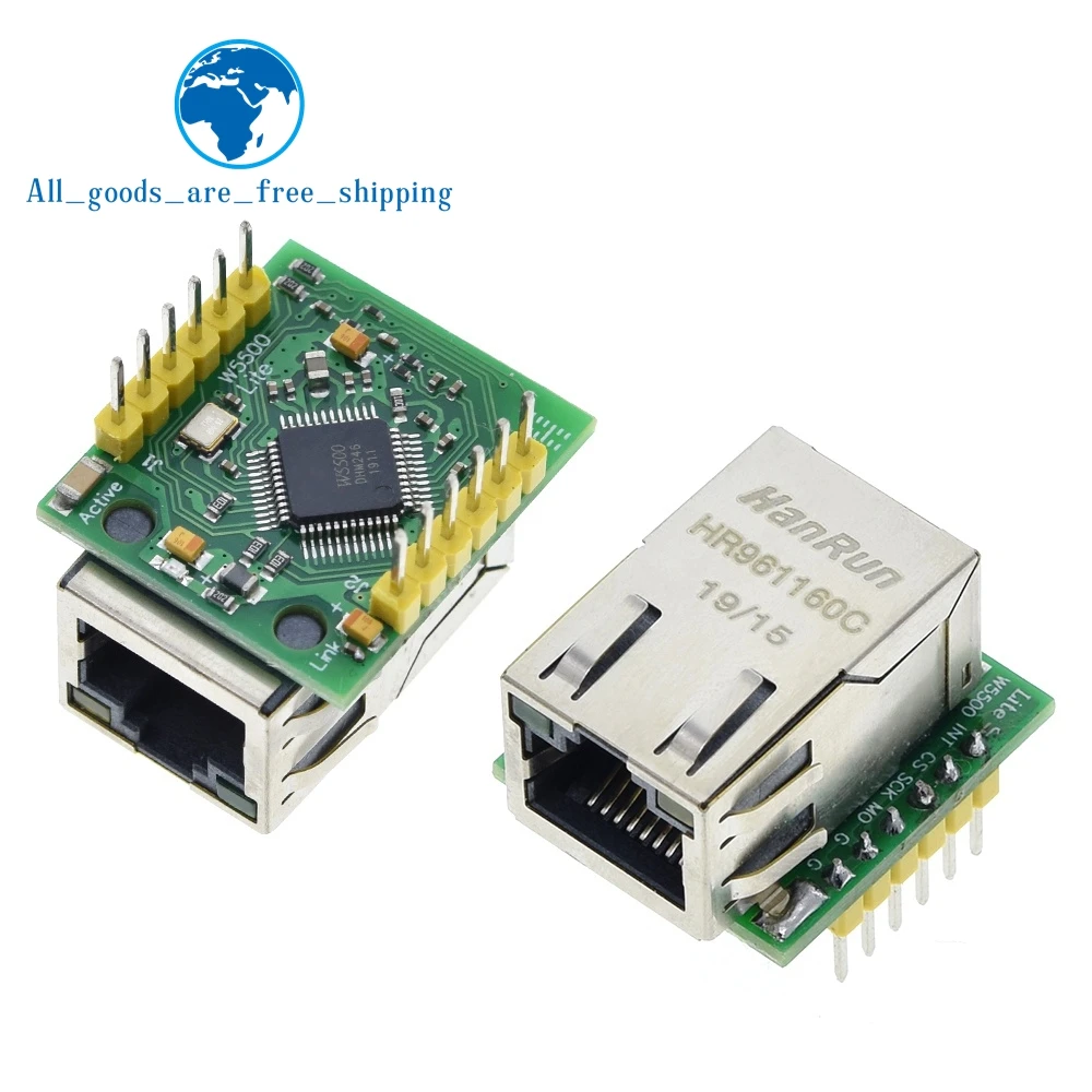 TZT умная электроника флэш-микросхема памяти W5500 новинка конвертер SPI-LAN/ Ethernet