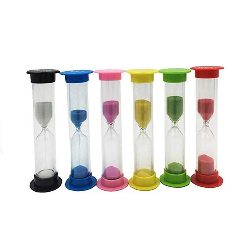 

Mini Hourglass 30 Seconds 1 2 3 5 10 Minutes Timer Children'S Gift Toys 4Pcs/6Pcs Desktop Decoration Hourglass