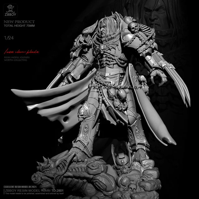 75mm 1/24 Resin model kits DIY figure self-assembled TD-2801 2