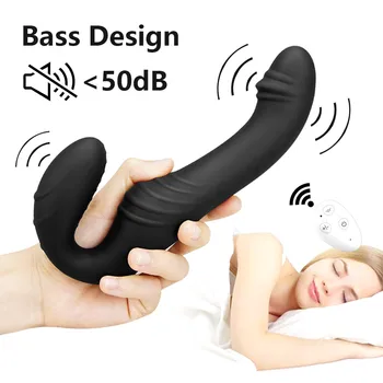 10 Speeds Strapon Dildo Vibrator Female G Spot Clitoris Stimulator Sex Toys For Women Couple Anal Vibrators Prostate Massager 5