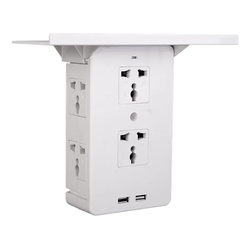 

Multi Plug Outlet Extender Rack Extension Wall Tap With Usb And Phone Holder christmas halloween decorations for home navidad