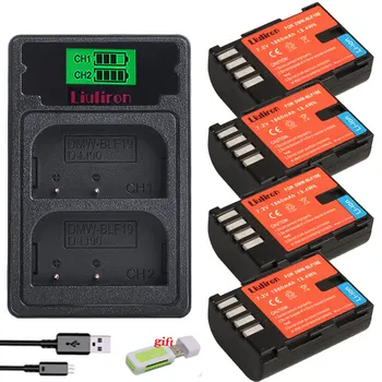 

DMW-BLF19 DMW-BLF19E DMW BLF19PP DMW BLF19 BLF19E Battery +LCD Display Dual Charger for Panasonic Lumix GH3 GH4 GH5 G9