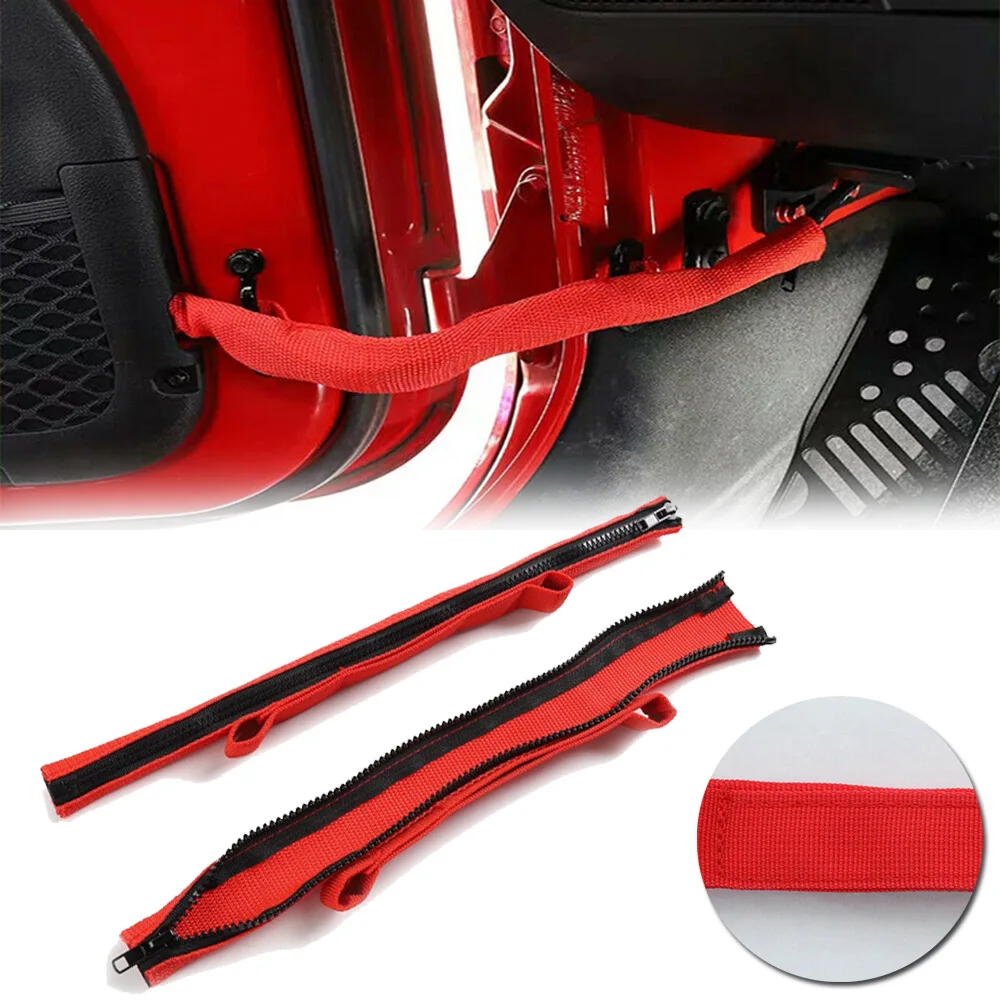 Красный лимит ремни 2 шт набор аксессуаров для Jeep Wrangler JK 2007