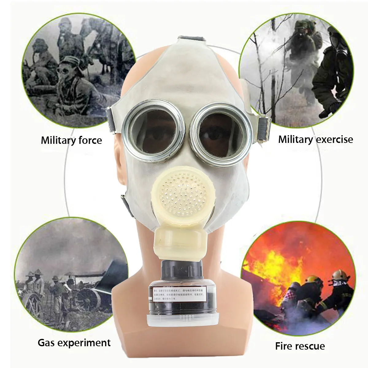 Chemcial живопись распыление противогаз же Военная армейская пыль дымовая фильтеротективная Safurance портативная противогаз промышленная безопасность
