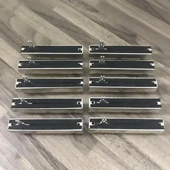 

10pcs Mixer for ALPHA SV453 A50Kx2 Straight Slide Potentiometer 20A6 / 73mm Fader for NEARSTAR Numark variable resistors
