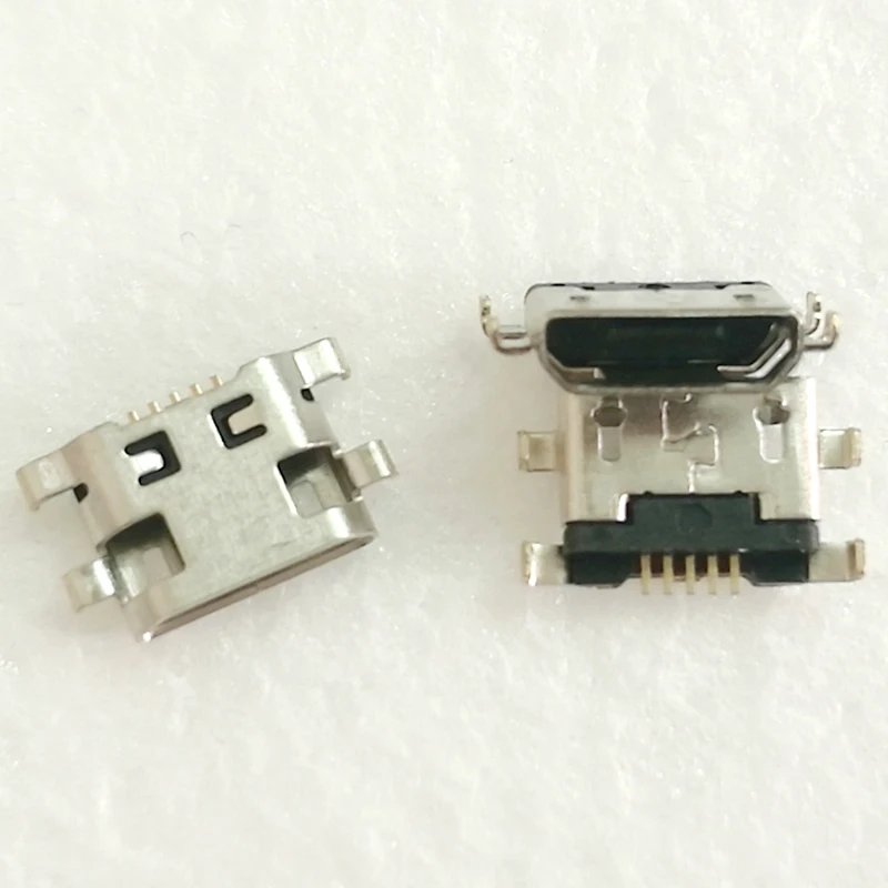 100 шт./лот Micro USB порт зарядки разъем для lenovo A708T S890/для Alcatel 7040N для HuaWei G7 G7-TL00