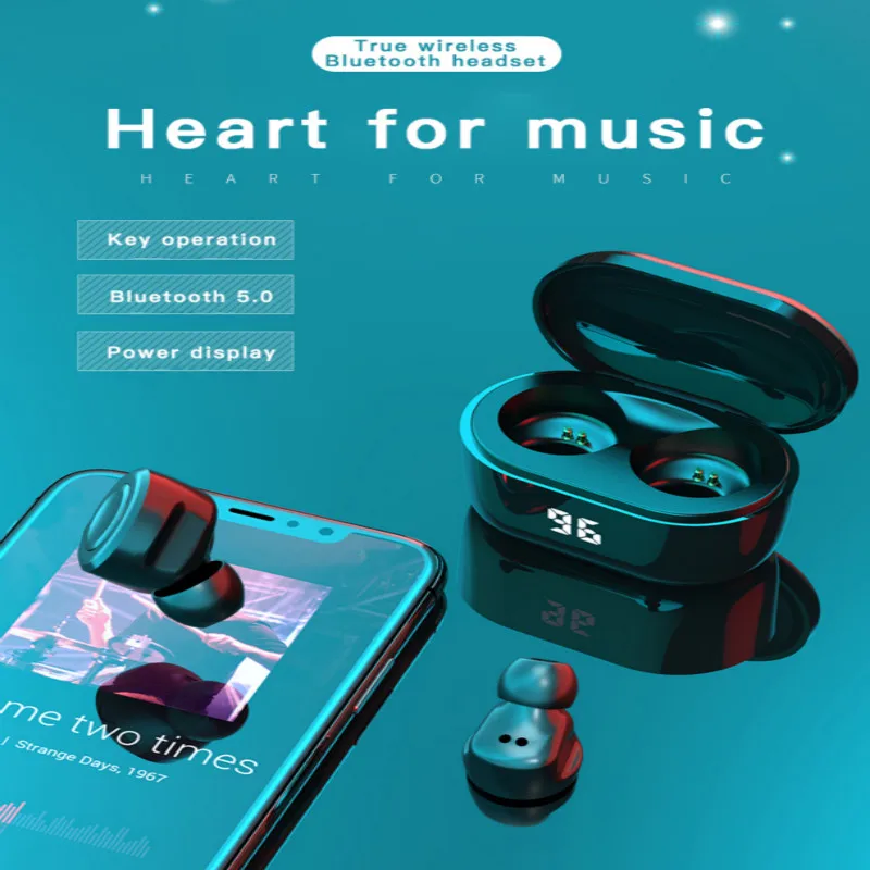 Наушники A6S TWS Bluetooth 5 0 гарнитура с сенсорным управлением Hi-Fi наушники-вкладыши