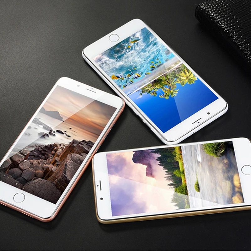 Смартфон Global Language 7Plus 5 &quot Android OS с функцией распознавания лица умный мобильный