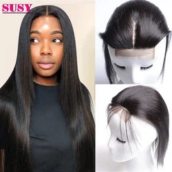 10PCS Wholesale Brazilian Straight Lace Closures Only Human Hair Closure Cheveux Humain Middle T Part 4x4 Lace Closure